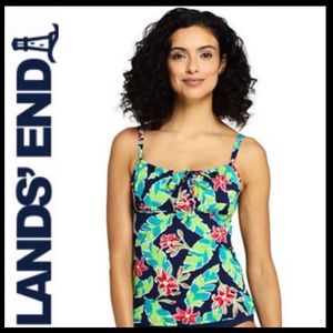 NWOT Lands’ End Underwire Tankini Top